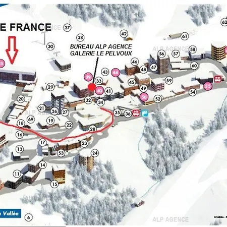 Le France - 2 Pers - Le France - 729fr - Plagne Centre Mae-9524 La Plagne